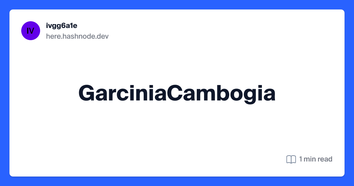 GarciniaCambogia